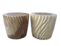 Twist Natural Acacia Stool